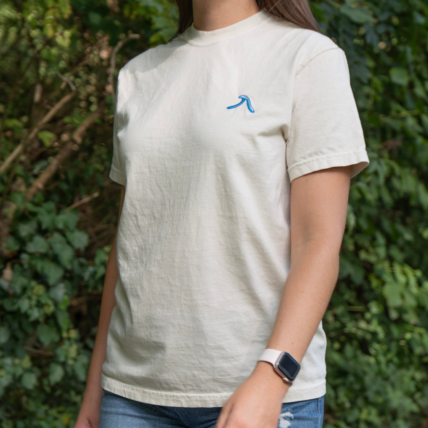 Embroidered Wave Boomerang Unisex T-shirt