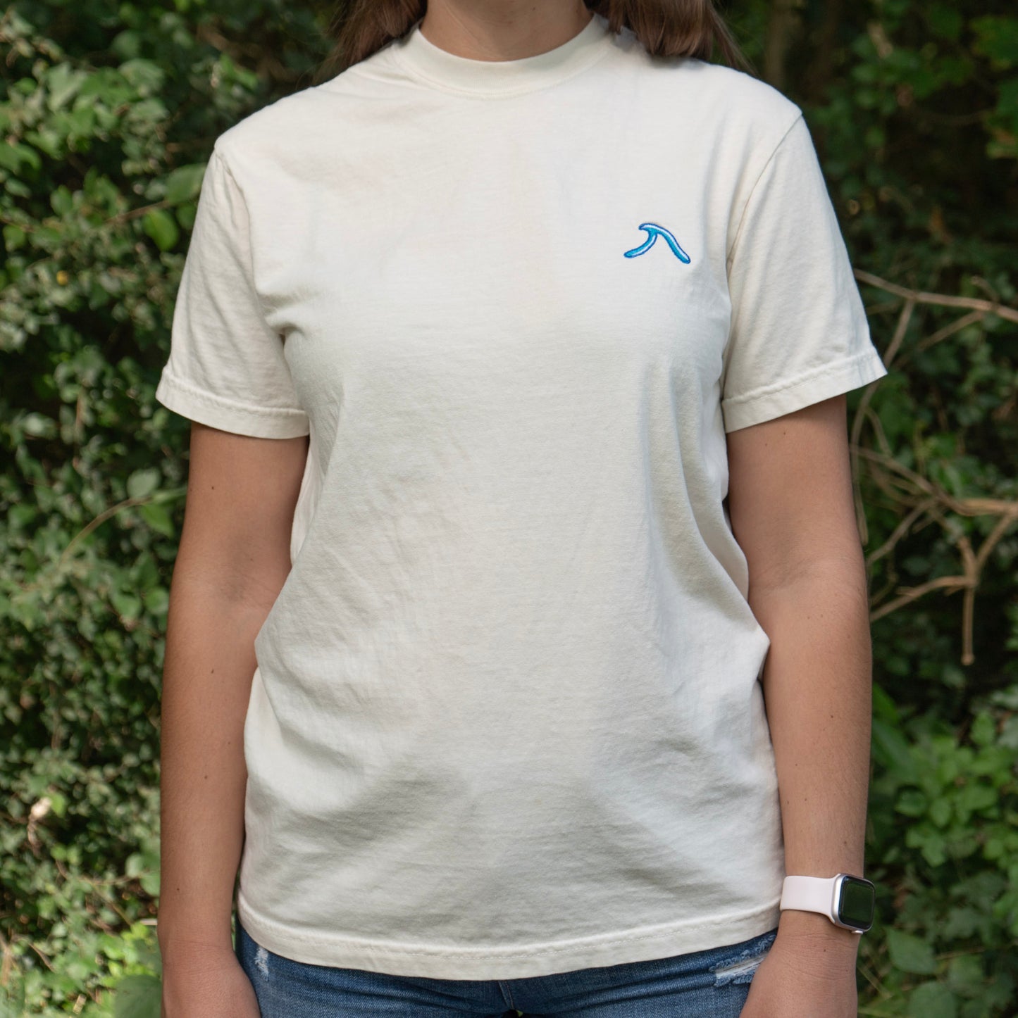Embroidered Wave Boomerang Unisex T-shirt