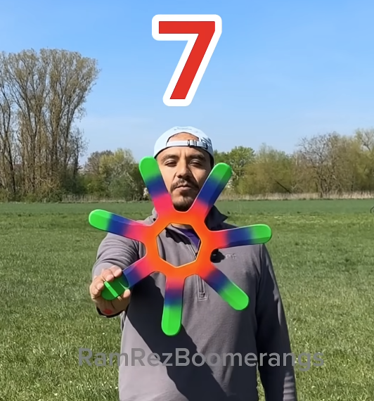 1, 2, 3, 4, 5, 7-Wing Boomerang Combo